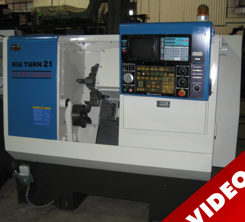 8" HYD. CHUCK KIA ... SLANT BED LATHE